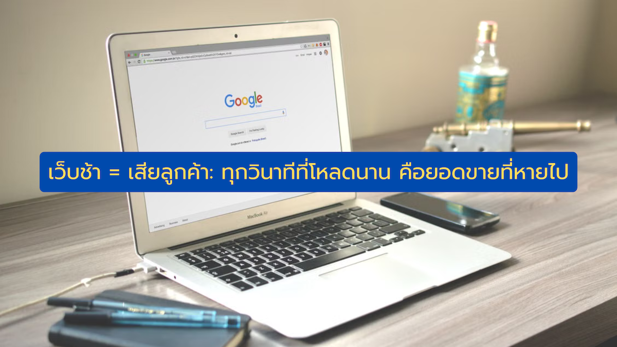 เว็บช้า = เสียลูกค้า: ทุกวินาทีที่โหลดนาน คือยอดขายที่หายไป